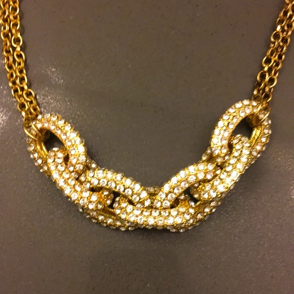 Unknown Jewelry - LAST CHANCE Pave crystal necklace